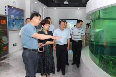 山東省發(fā)改委重點處王曉燕處長一行到東方海洋調(diào)研工作